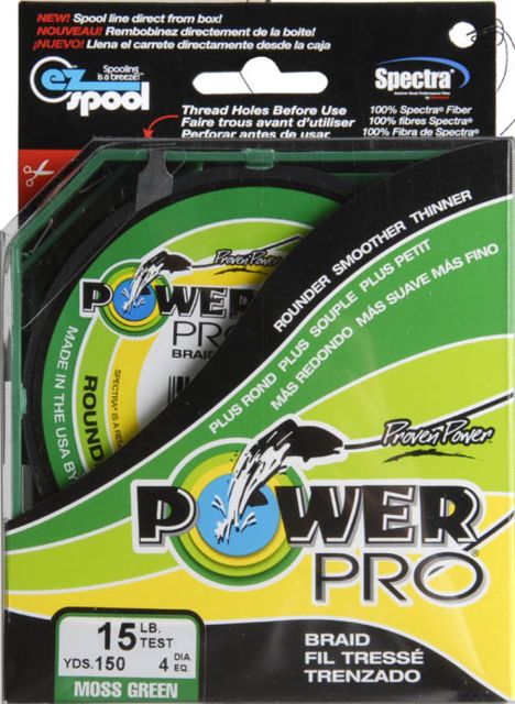 Power Pro Braided Line Moss Green 150 yds. - 15 lb. Test Green 628412