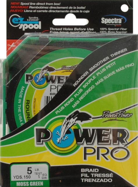 Power Pro Braided Line Moss Green 150 yds. - 5 lb. Test Green 030177