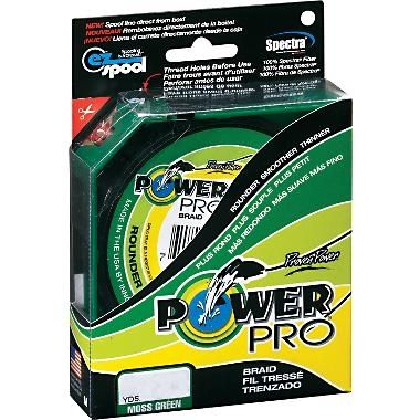Power Pro Braided Line Moss Green 1500 yds. - 100 lb. Test Green