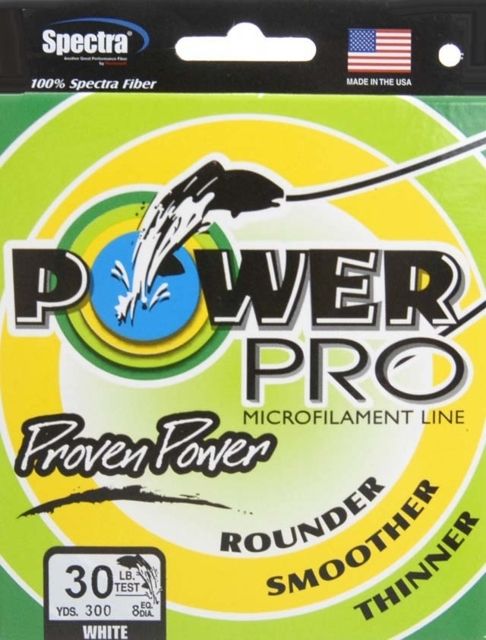 Power Pro Braided Line White 300 yds. - 30 lb. Test White 733352