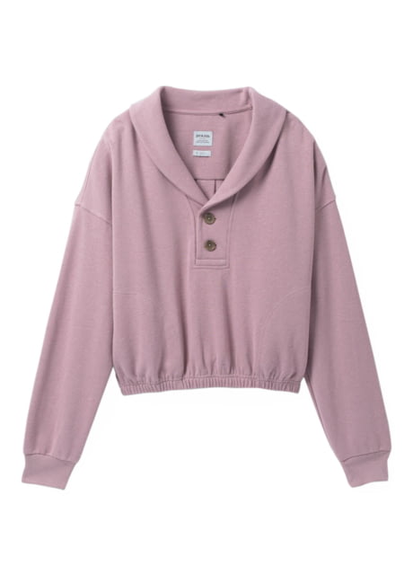 prAna Cozy Up Michie Top - Women's Large Soft Musk Heather