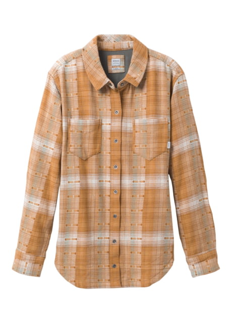 prAna Emerick Lined Flannel - Women's Extra Small Embark Brown