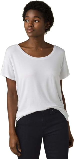 prAna Foundation Slouch Top - Womens White XS