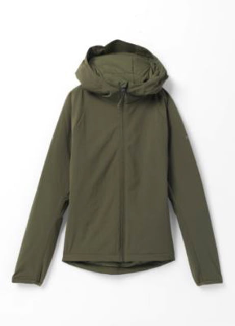 prAna Insulo Stretch Hooded Jacket - Women's Small Cargo Green