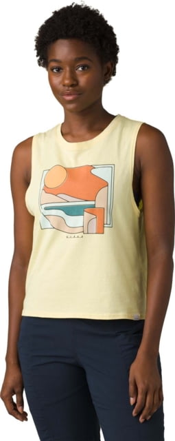 prAna Organic Graphic Sleeveless Shirt - Womens Sunlight Torrey M
