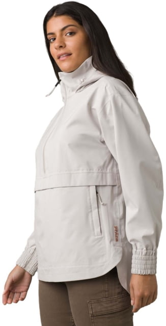 prAna Othello Falls Anorak - Womens Pebble Grey S