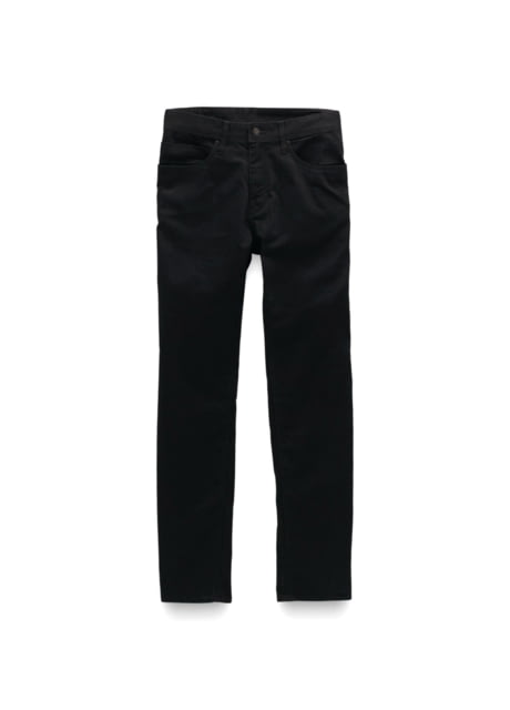 prAna Bridger Slim Tapered Jean Jeans 32 Inseam Black Out 36