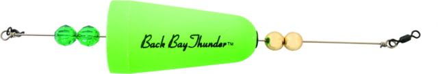 Precision Tackle Back Bay Thunder Cone 2-3/4in Weighted Green