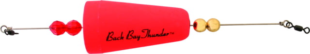 Precision Tackle Back Bay Thunder Cone 2-3/4in Weighted Sunglo Orange