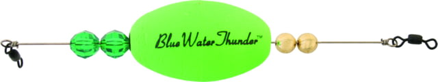 Precision Tackle Blue Water Thunder Oval 2.5in Weighted Green