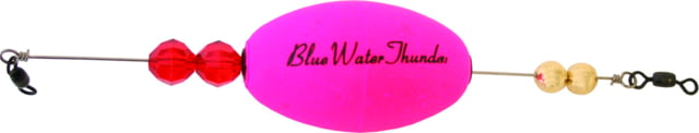 Precision Tackle Blue Water Thunder Oval 2.5in Weighted Pink