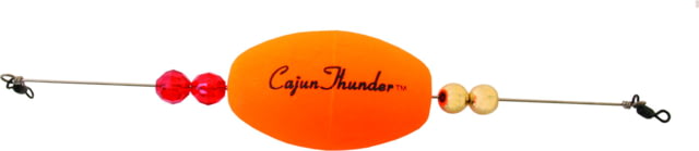 Precision Tackle Cajun Thunder Oval 2.5in Weighted Sunglo Orange