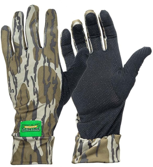 Primos Hunting Stretch Card Gloves - Men's Mossy Oak Bottomland One Size