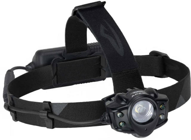 Princeton Tec APEX 550 Lumens Rechargeable Headlamp Black/Dark Gray