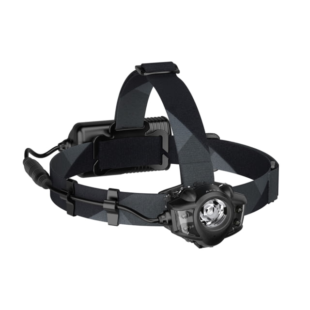 Princeton Tec Apex Rechargable Headlamps w/Helmet Clip Black/Dark Gray