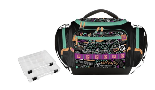 ProFISHiency Krazy 3 Tackle Bag w/ 2 3600 Size Tackle Box