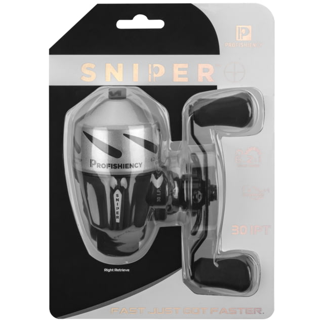 ProFISHiency Sniper Economy Spincast Reel 6.2-1 4+1 Black/Silver