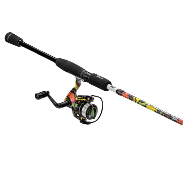 ProFISHiency Splat Spinning Combo with Lures 2pc Multicolor