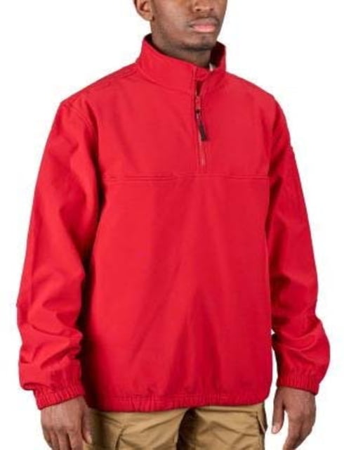Propper 1/4 Zip Softshell Job Shirt - Men's Red Large Regular Inseam