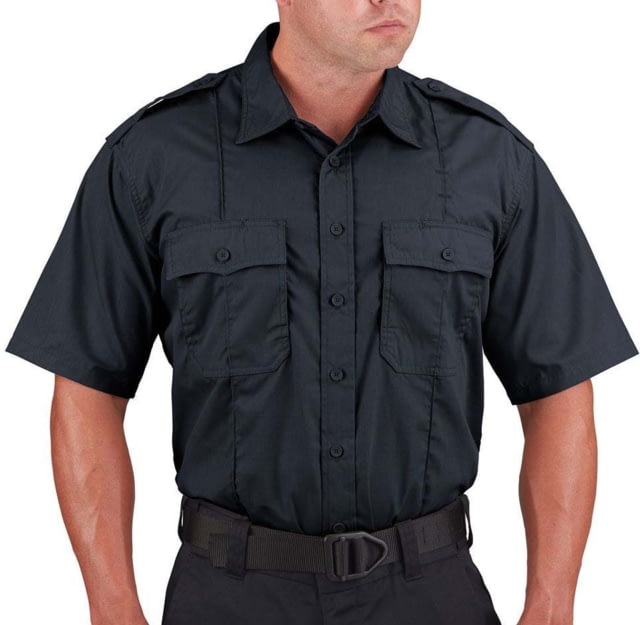 Propper Duty Ripstop Short Sleeve Shirt - Men's Midnight Navy M