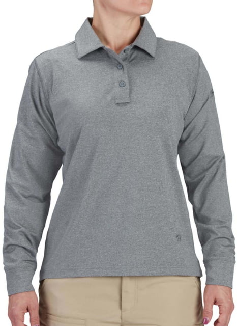 Propper Propper EdgeTec Long Sleeve Polo - Women's Heather Grey L