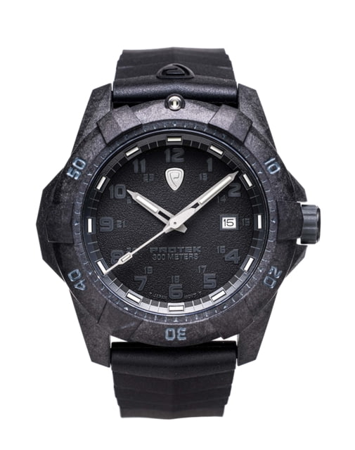 ProTek Carbon Dive Watch Carbon Case/Black Dial/Black Strap One Size