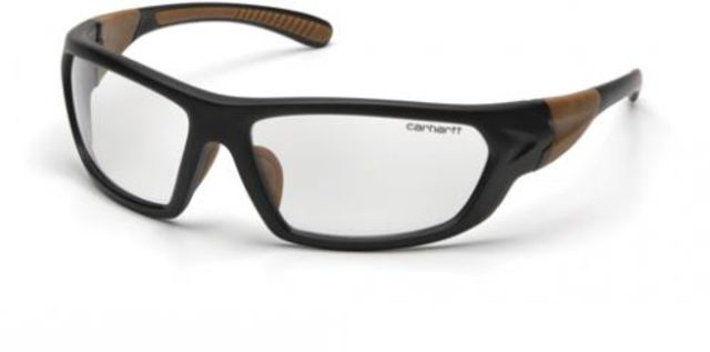Carhartt Carbondale Safety Glasses Clear Lens w/ Black/Tan Frame Case of 12