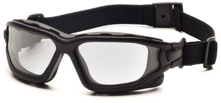 Pyramex I-Force Safety Glasses Clear Anti-Fog Lens