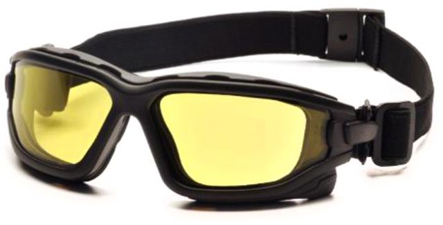 Pyramex I-Force Safety Glasses Amber Anti-Fog Lens