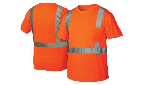 Pyramex Lumen X Hi-Vis T-Shirt Orange Medium