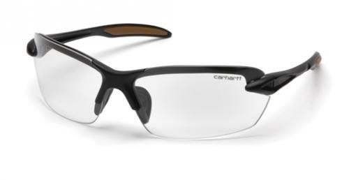 Carhartt Thunder Bay Safety Glasses Sandstone Bronze Anti-fog Lens w/ Black Frame CHB518DTCSC