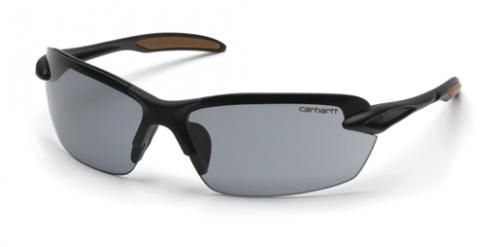 Carhartt Thunder Bay Safety Glasses Gray Anti-fog Lens w/ Black Frame CHB520DTCSC