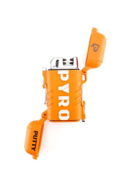 Pyro Putty Elite Dual Arch Rechargeable Lighter Blaze Orange