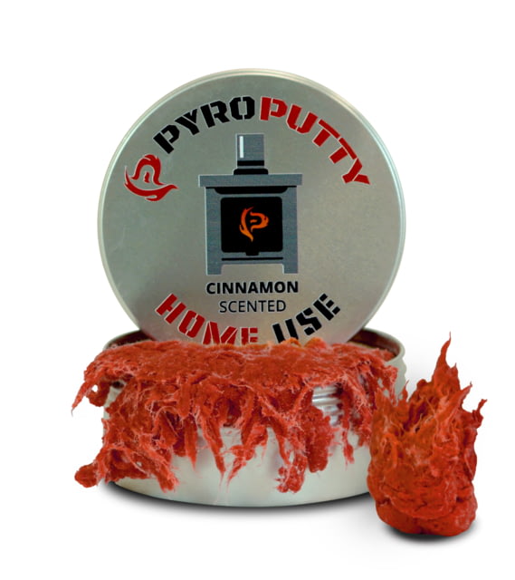 Pyro Putty Home Use Is An In-Home Fire Starter w/ Cinnamon scent Maroon 2oz