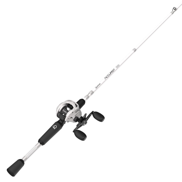 Quantum Accurist MH Baitcast Rod and Reel Combo 7ft 0in Medium-Heavy Fast 1 7.0-1 8+1 Right Hand White