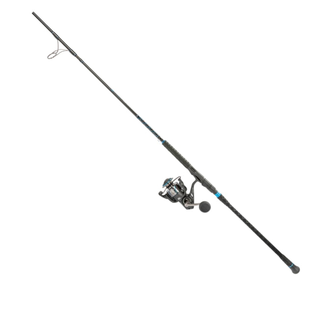 Quantum Benchmark Spinning Reel and Rod Combo 8ft 2-PC Med-Heavy Moderate-Fast Rod Graphite Composite Blank SZ 5000 Reel 5+1 Bearings 5.6-1 Ratio