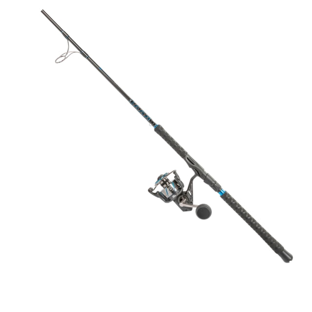 Quantum Benchmark Spinning Reel and Rod Combo 9ft 2-PC Med-Heavy Moderate-Fast Rod Graphite Composite Blank SZ 6000 Reel 5+1 Bearings 5.6-1 Ratio