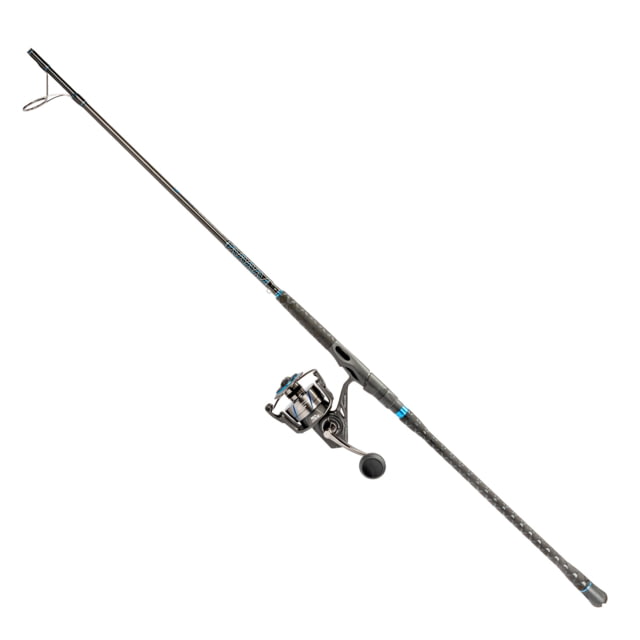 Quantum Benchmark Spinning Reel and Rod Combo 10ft 2-PC Heavy Moderate-Fast Rod Graphite Composite Blank SZ 8000 Reel 5+1 Bearings 4.7-1 Ratio