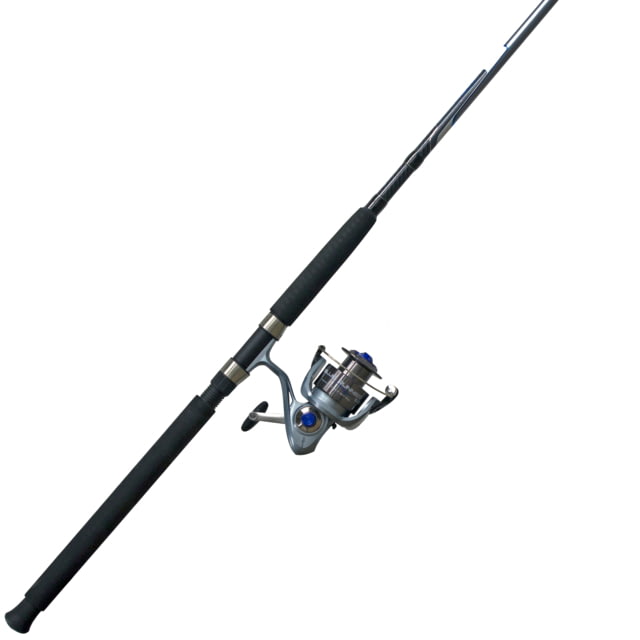 Quantum Blue Runner Rod and Reel Combo 9ft 0in Medium-Heavy Fast 2 5-2-1 1 Ambidextrous Blue