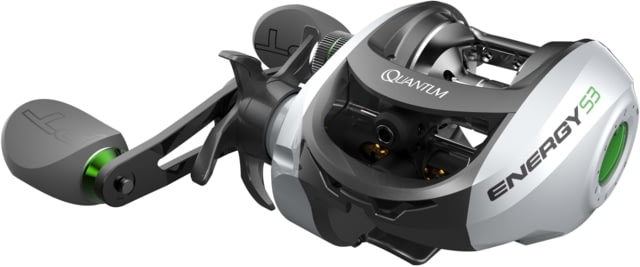 Quantum Energy Baitcast Reel 6.3-1 10+1 Right Hand Silver/Black