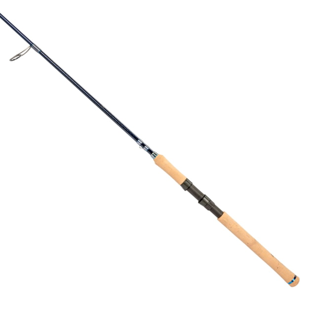 Quantum Myth Spinning Rod 7ft 1-PC Medium-Heavy Moderate-Fast Rod HXS30 Graphite Blank Seaguide Line Guides Fuji DPS Reel Seat Cork Handle Gray/Blue