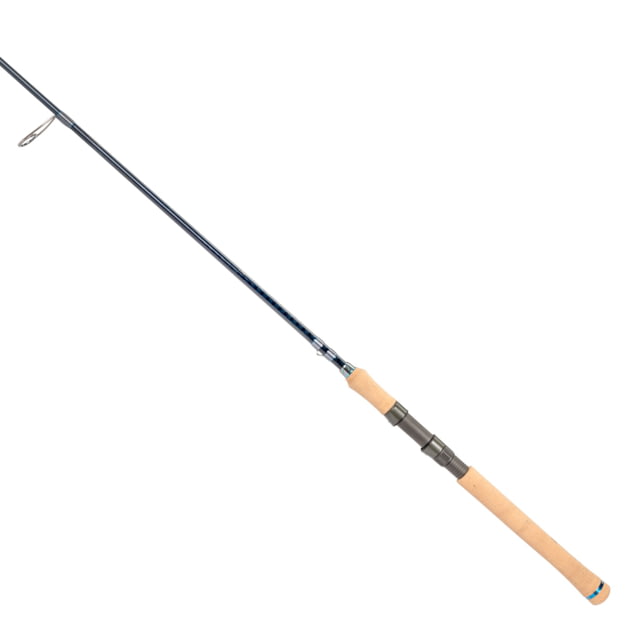 Quantum Myth Spinning Rod 7ft 1-PC Medium-Light Fast Rod HXS30 Graphite Blank Seaguide Line Guides Fuji DPS Reel Seat Cork Handle Gray/Blue