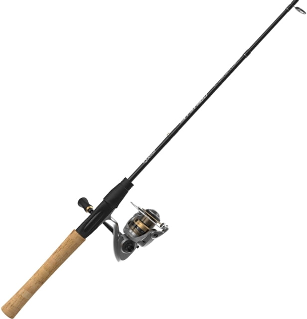 Quantum Strategy Spinning Rod and Reel Combo 6ft 6in Medium Fast 5.2-1 5+1 Ambidextrous Silver/Gold