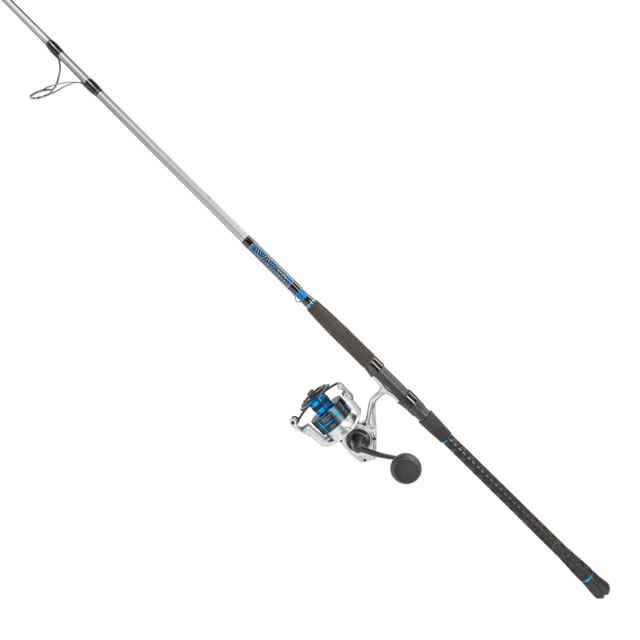 Quantum Strive Spinning Reel and Rod Combo 9ft 2-PC Medium-Heavy Moderate-Fast Rod Graphite Composite Blank SZ 6000 Reel 4+1 Bearings 5.6-1 Ratio