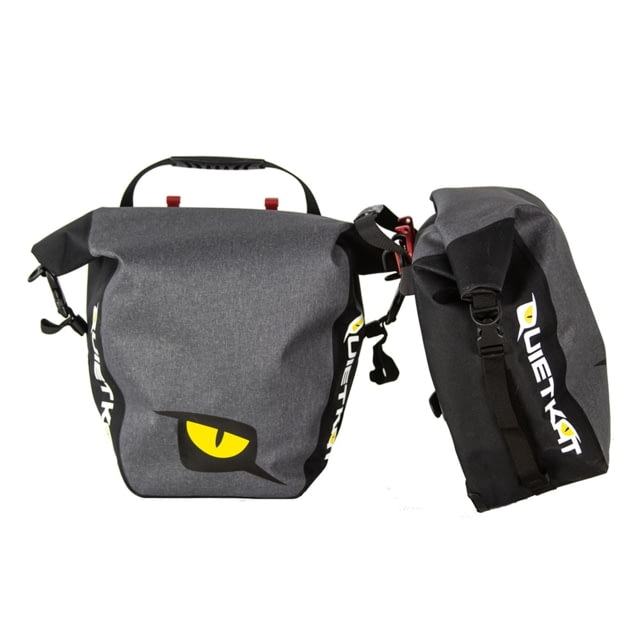 QuietKat Pannier Bags Single Bag Charcoal