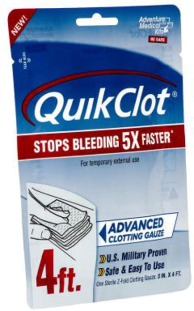 QuikClot Gauze 3 x 4in