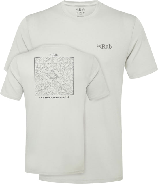 Rab Rab Crimp Elevation Tee - Men's Light Zinc Medium