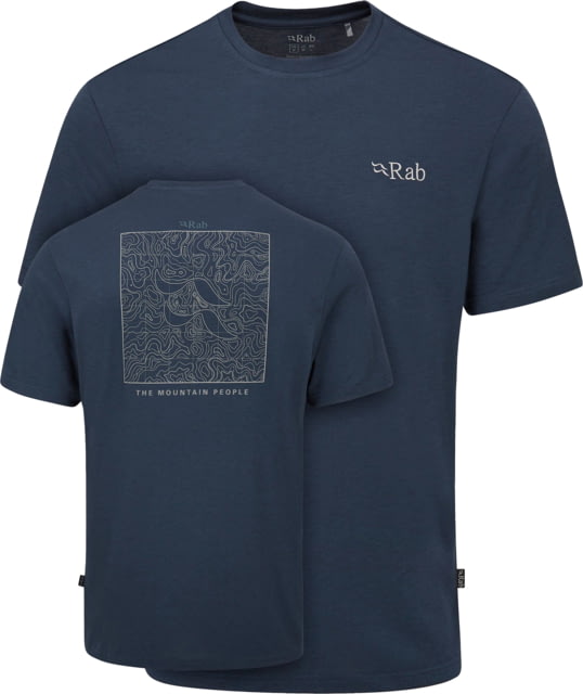 Rab Rab Crimp Elevation Tee - Men's Tempest Blue Small
