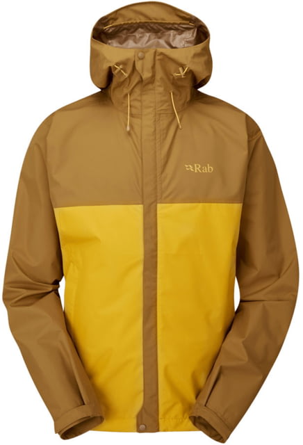 Rab Downpour Eco Jacket - Mens Footprint/Sahara Extra Large