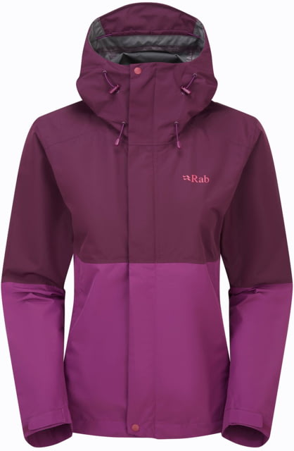 Rab Downpour Jacket – Women’s Mulberry 14/Large